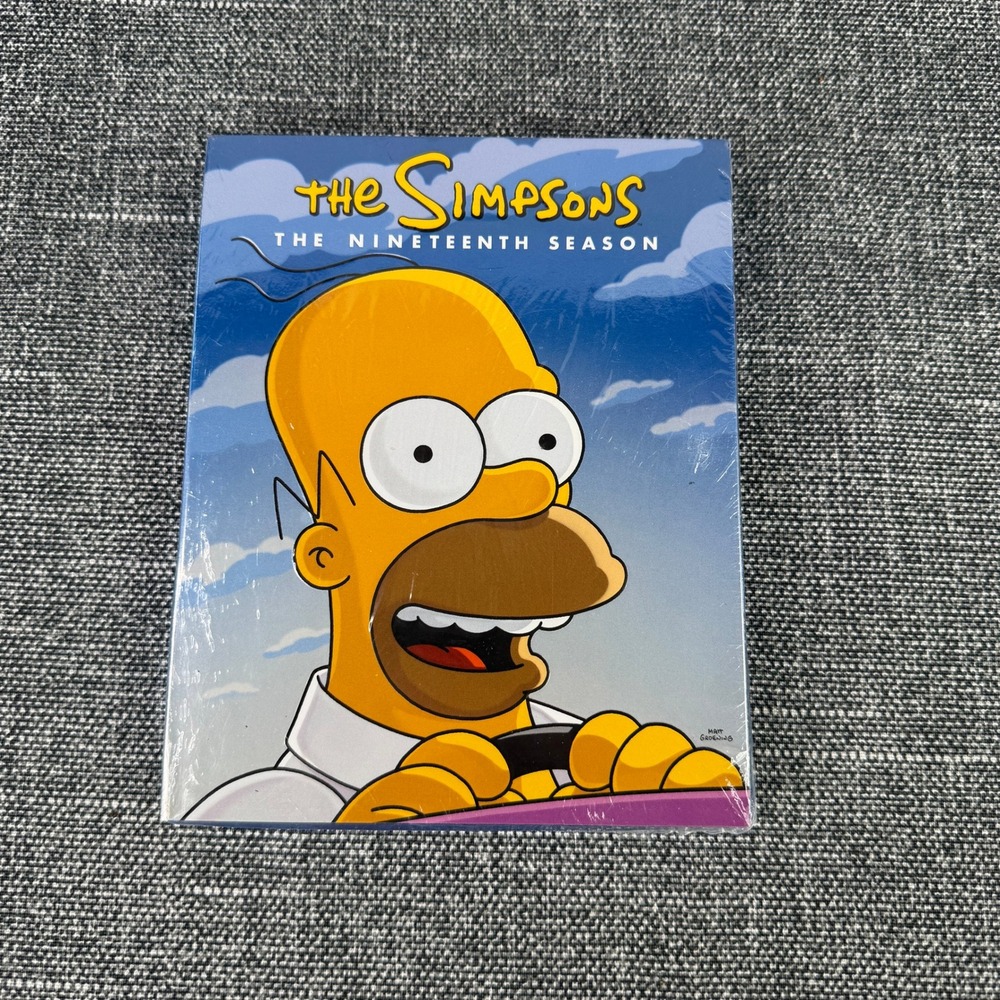 The Simpsons: The Nineteenth Season 19 DVD w/Booklet TV Show Animated SEALED NEW